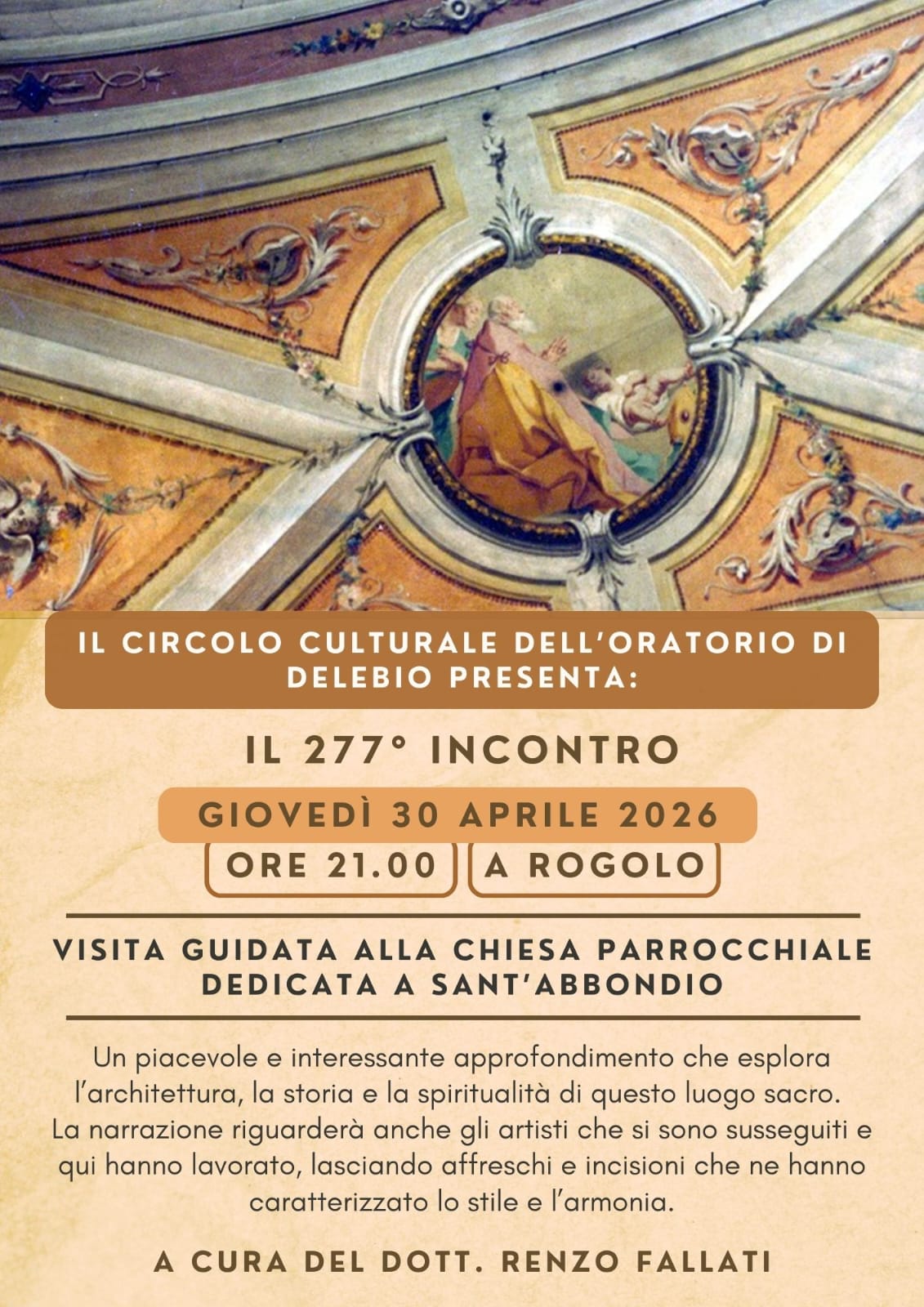 Visita guidata alla parrocchiale di Rogolo