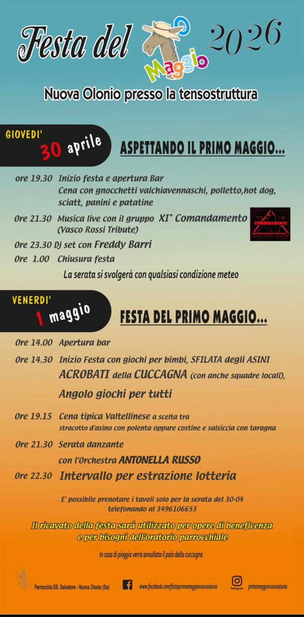 Festa del 1° maggio 2026
