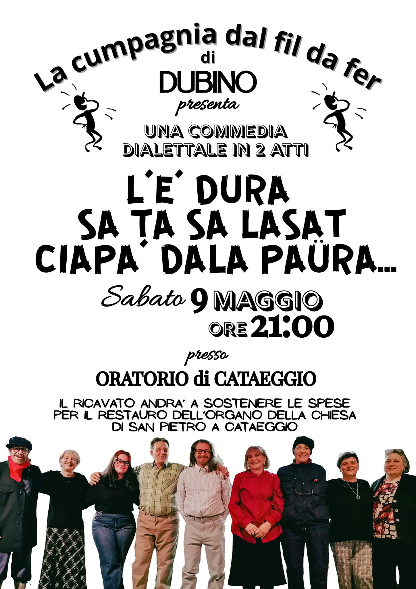 Commedia dialettale all'oratorio di Cataeggio