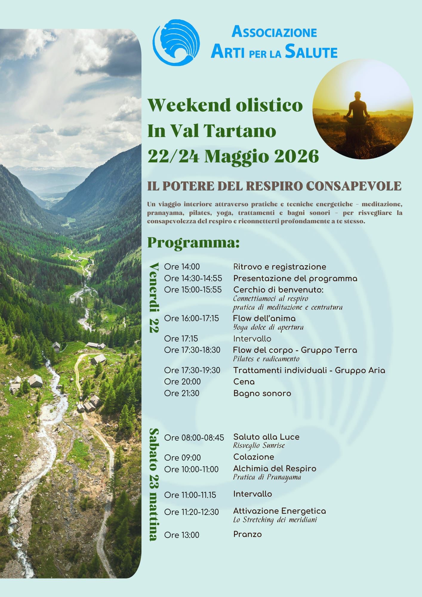 Fine settimana di benessere in Val Tartano