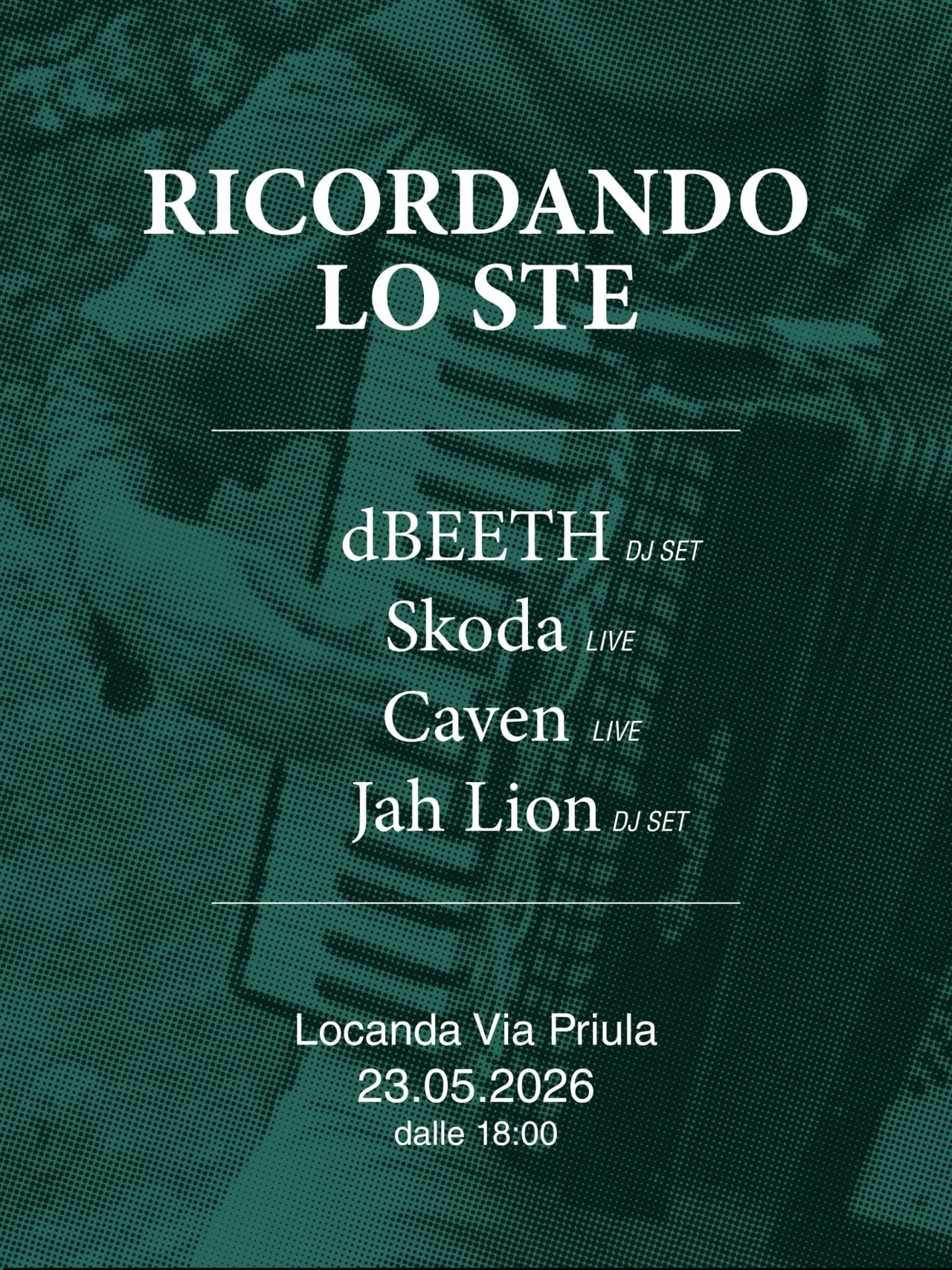 Serata in musica per ricordare un amico