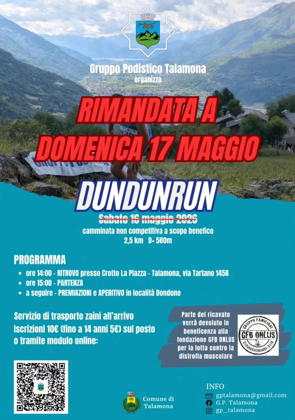 Dun Dun Run rinviata