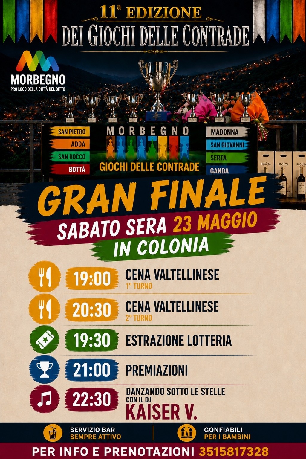Gran finale delle contrade