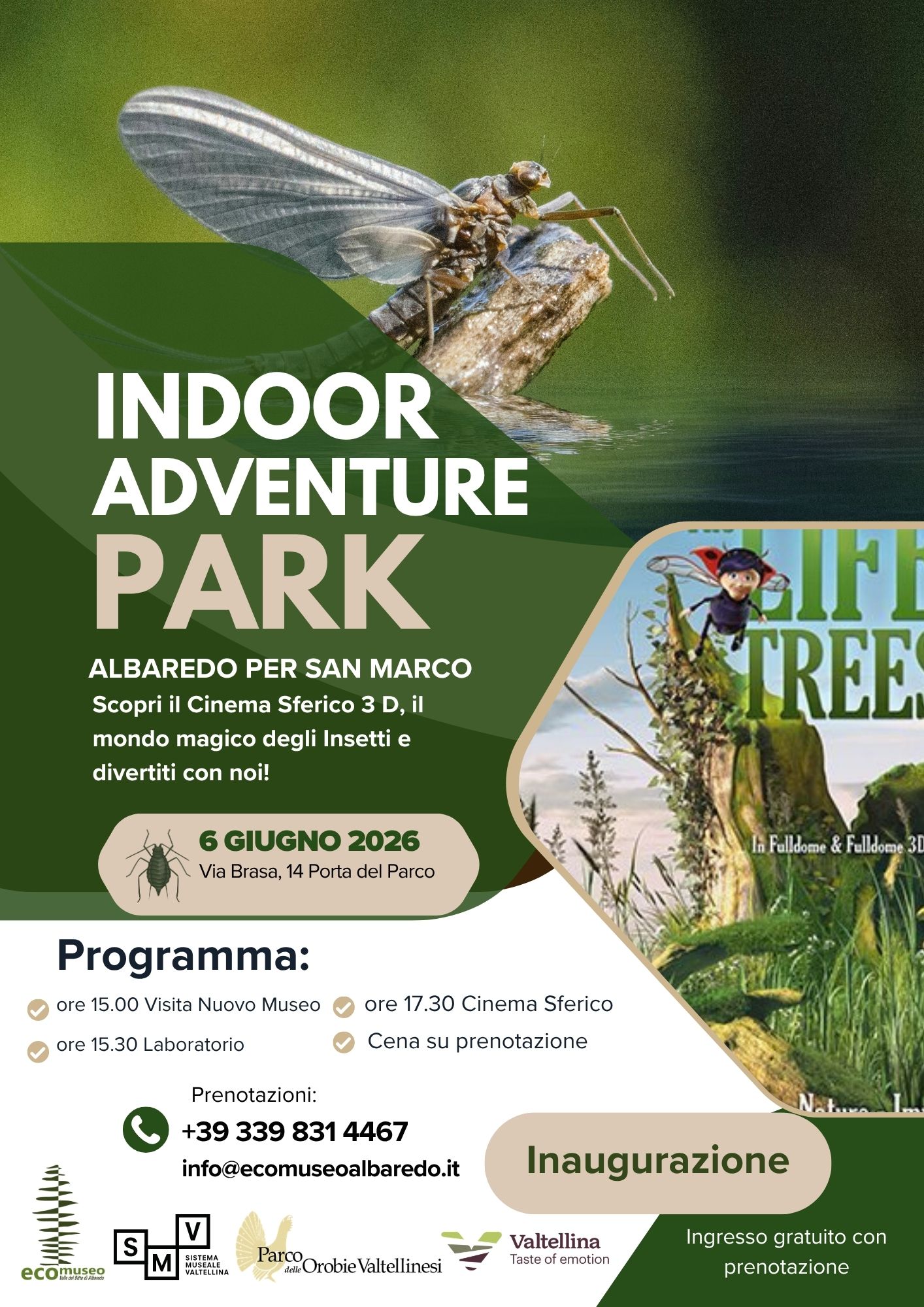 Apertura e inaugurazione del nuovo museo Porta del Parco delle Orobie Valtellinesi