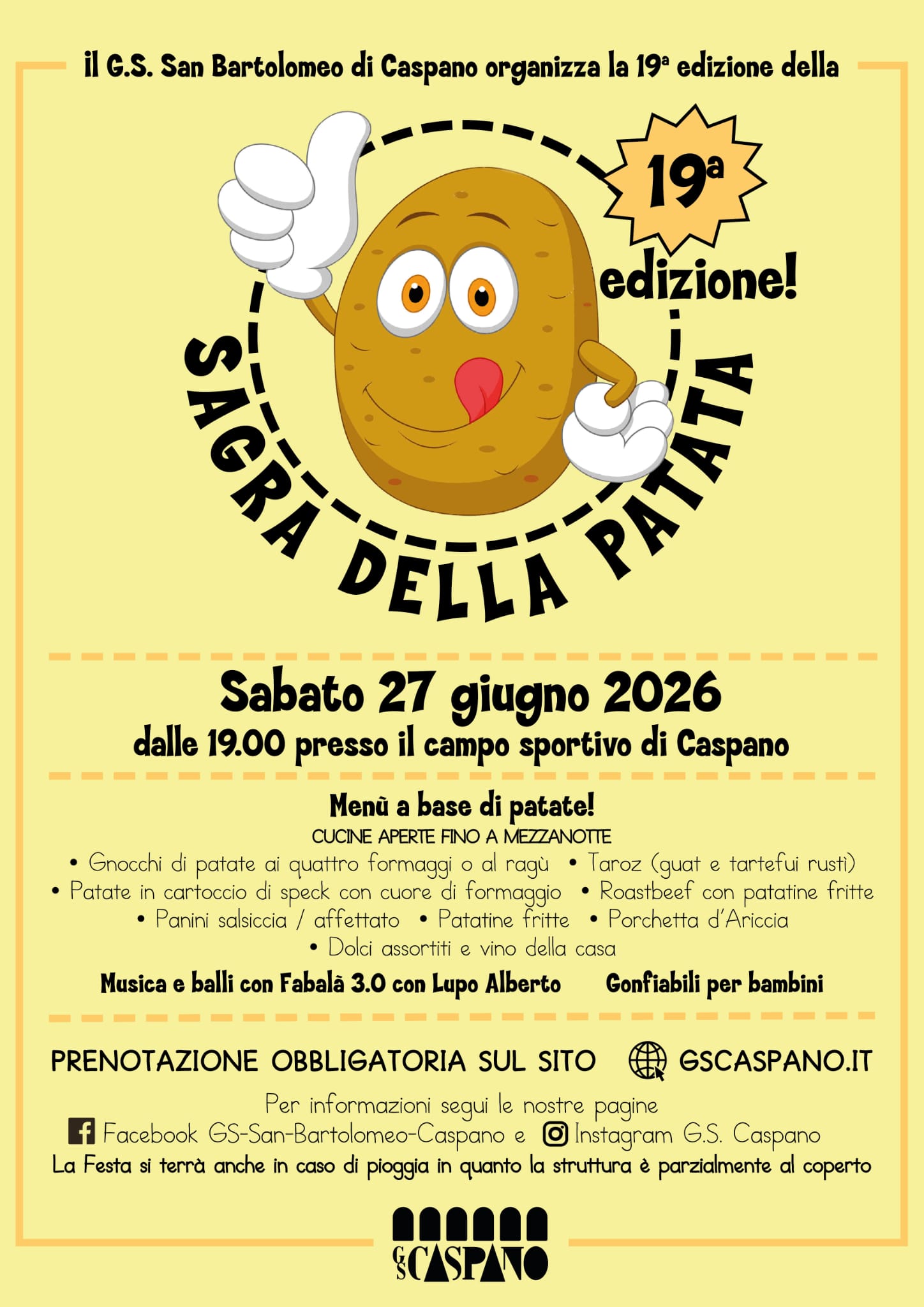 Sagra della patata a Caspano
