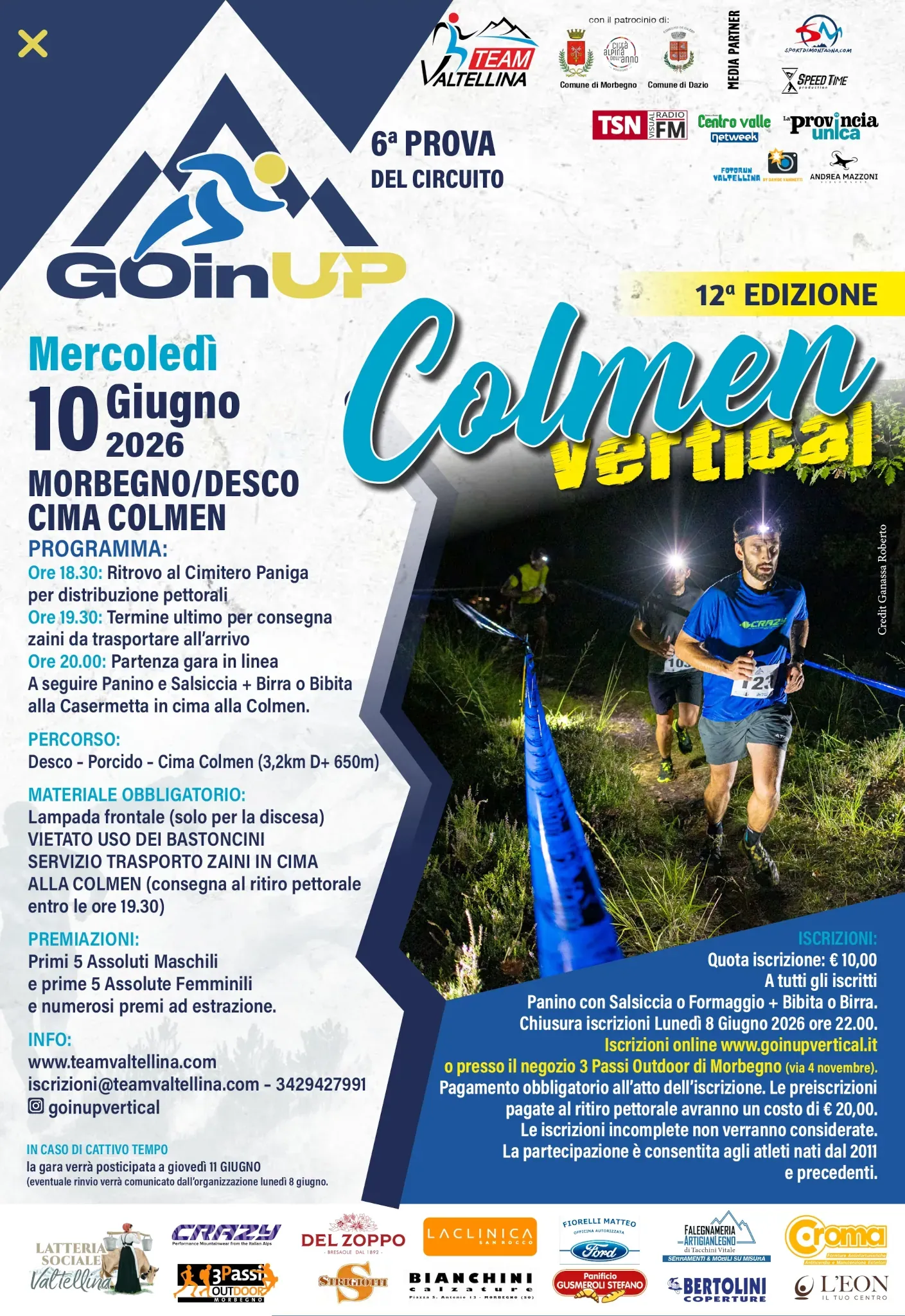 Gara vertical Desco - Cima Colmen