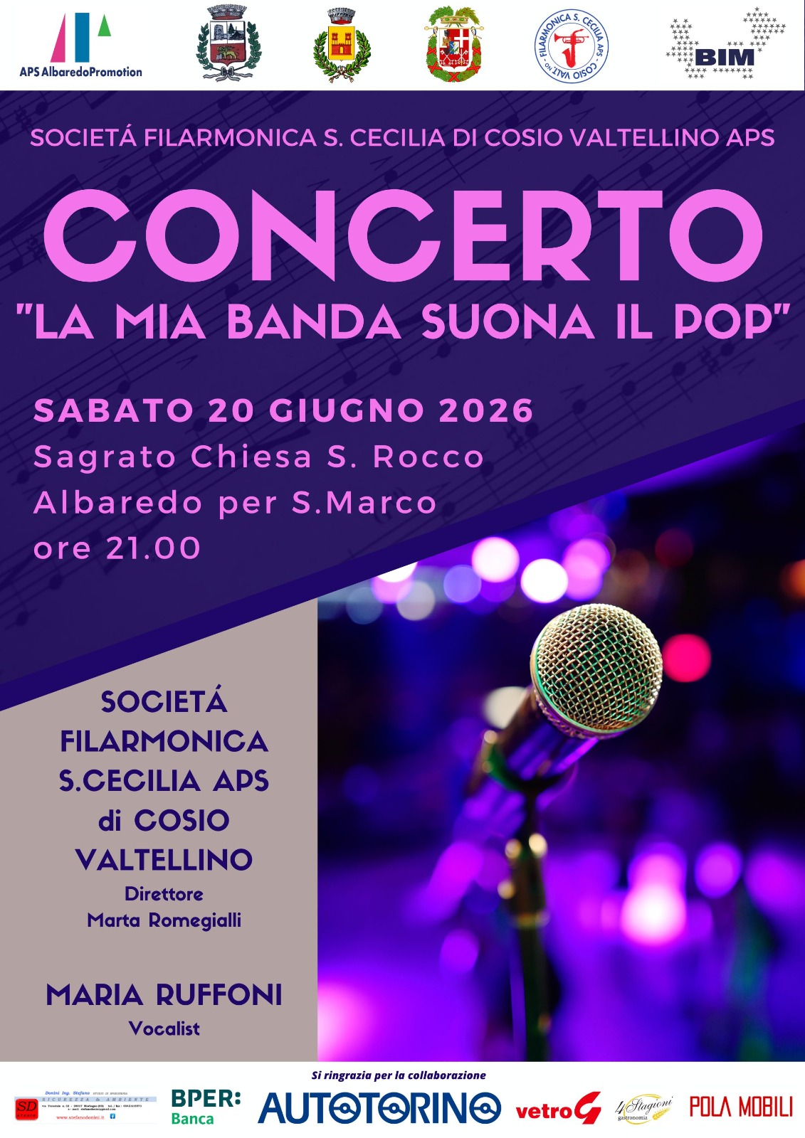 Concerto della Filarmonica S.Cecilia di Cosio Valt.no