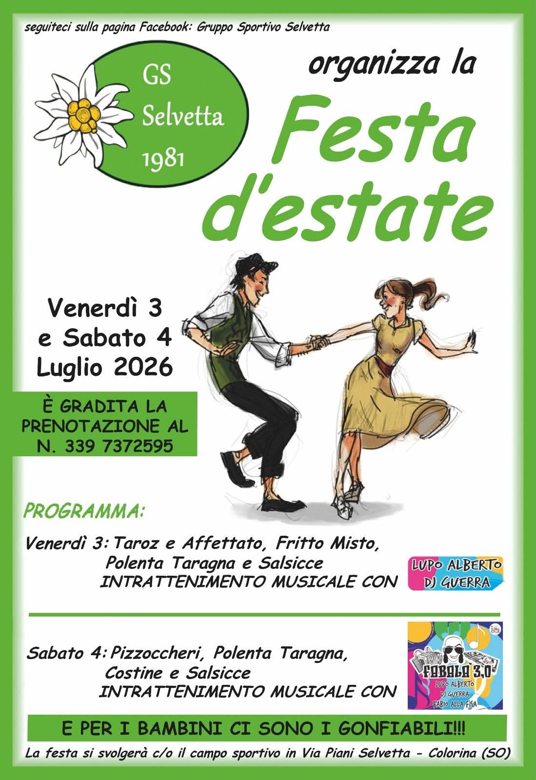 Festa ai piani Selvetta