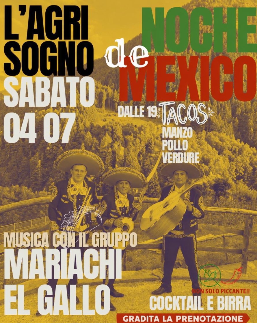 Festa messicana al'Agrisogno di Campo Tartano