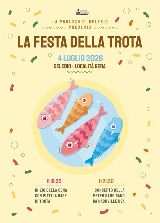 Festa della trota a Delebio