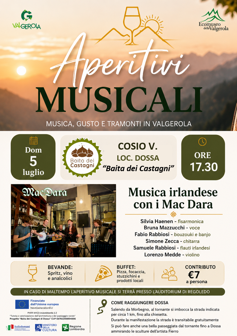 aperitivo musicale a dossa
