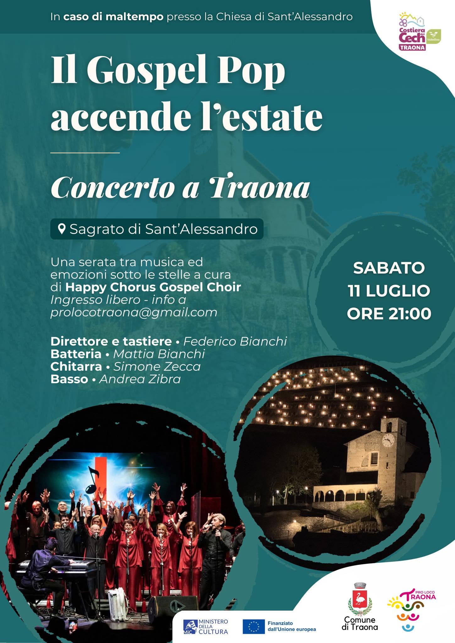 Concerto gospel a Traona