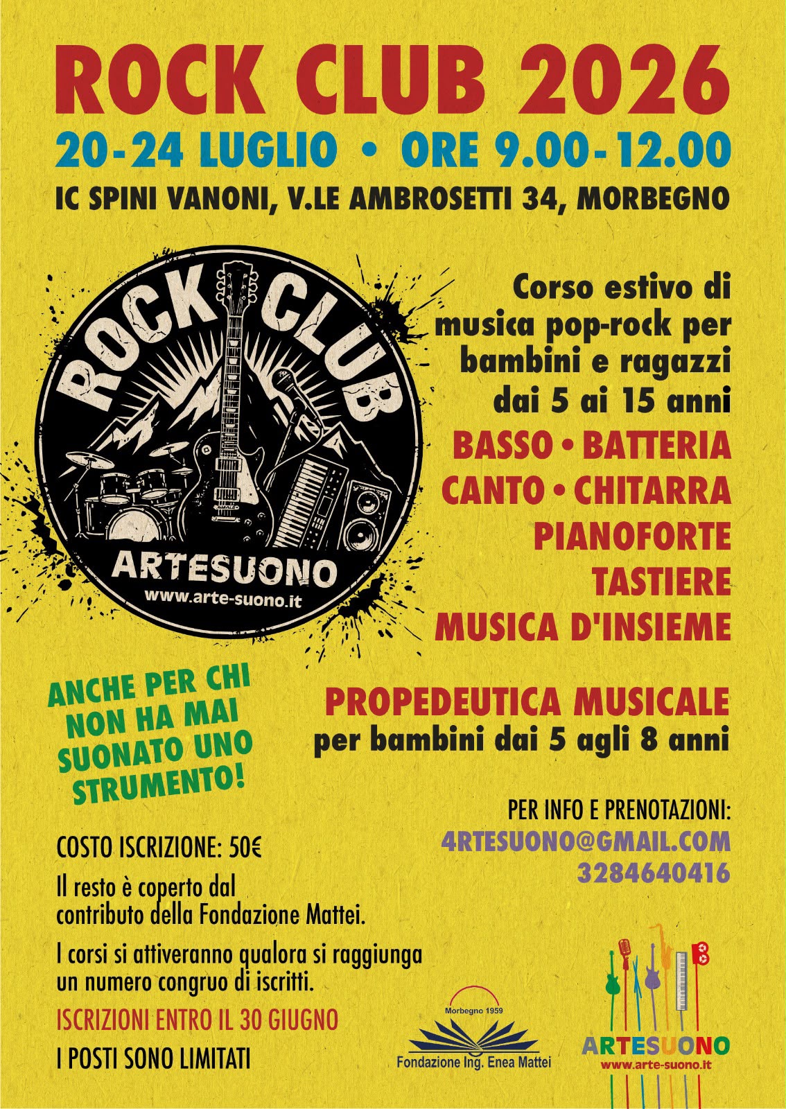 Rock Club - Campo estivo