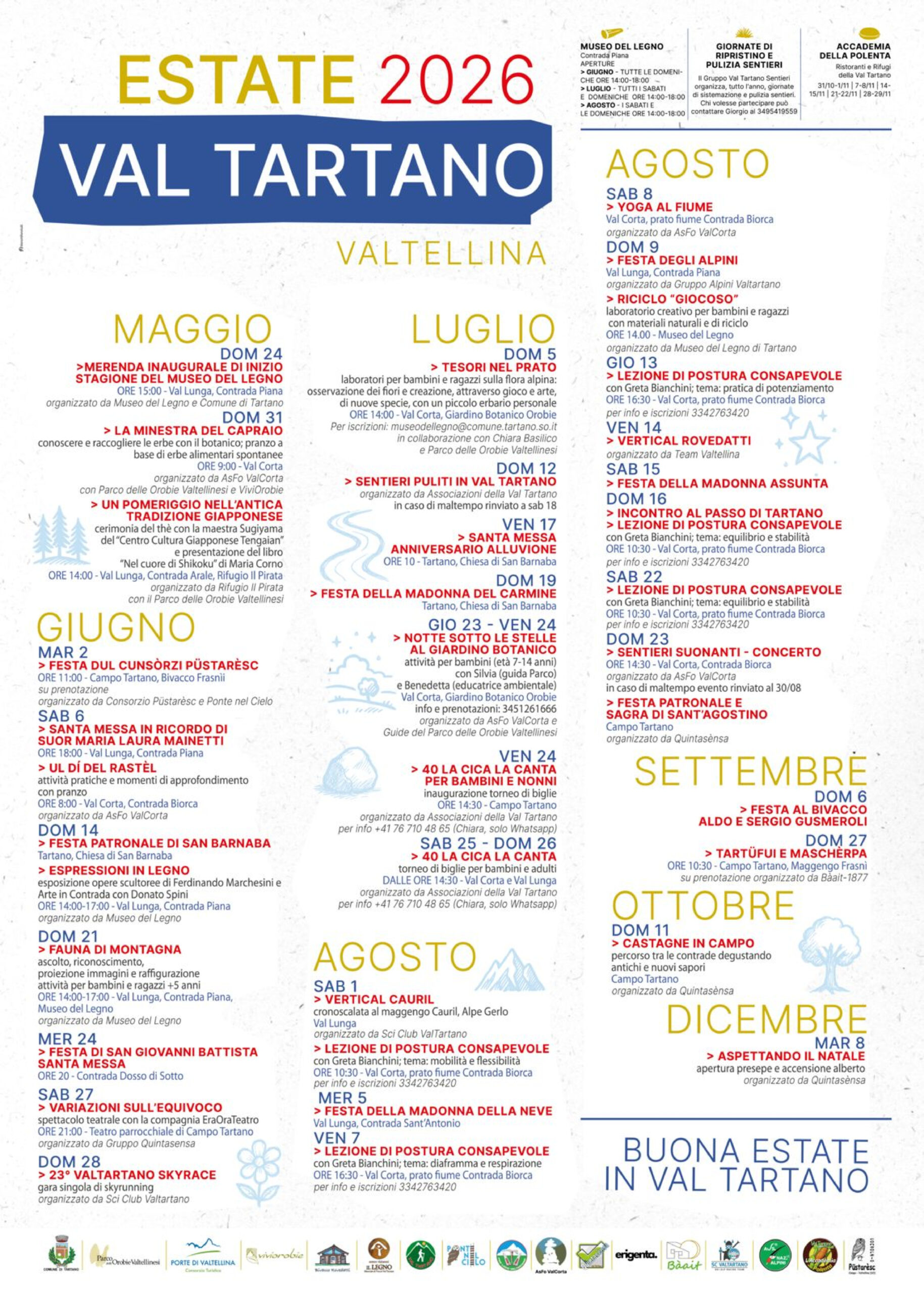 eventi estate in Val Tartano