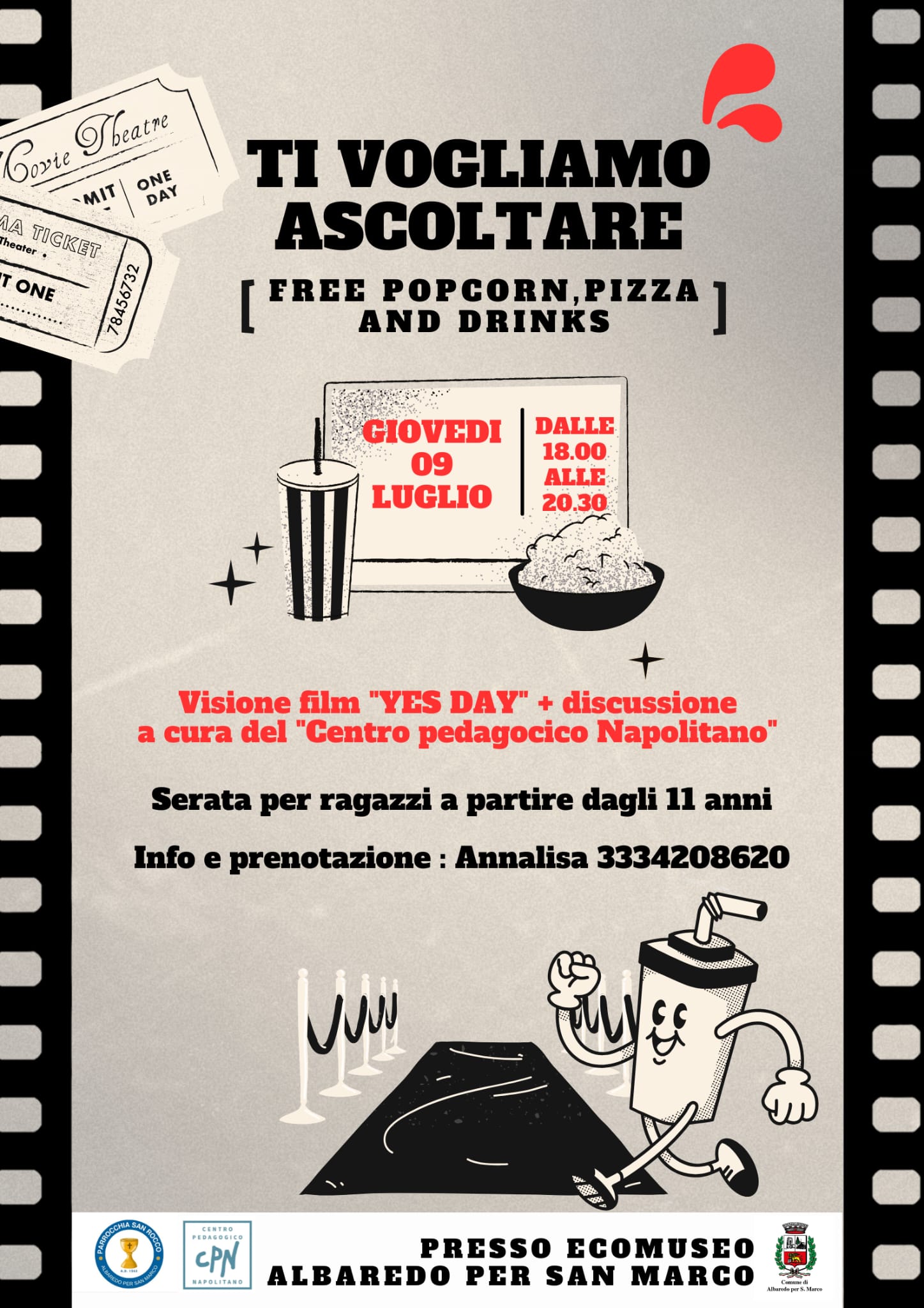 Serata per ragazzi alla Porta del Parco