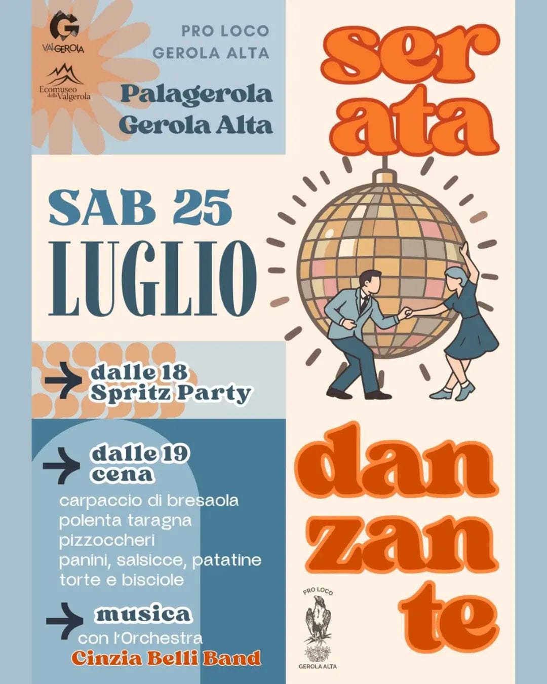 Serata danzante al Palagerola