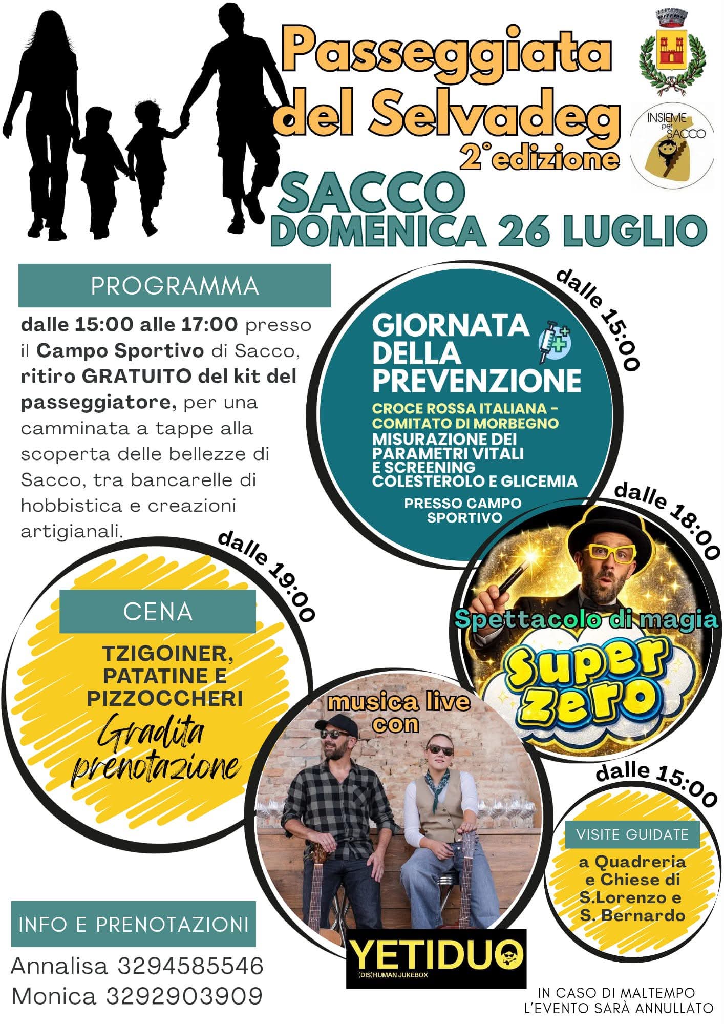passeggiata a sacco