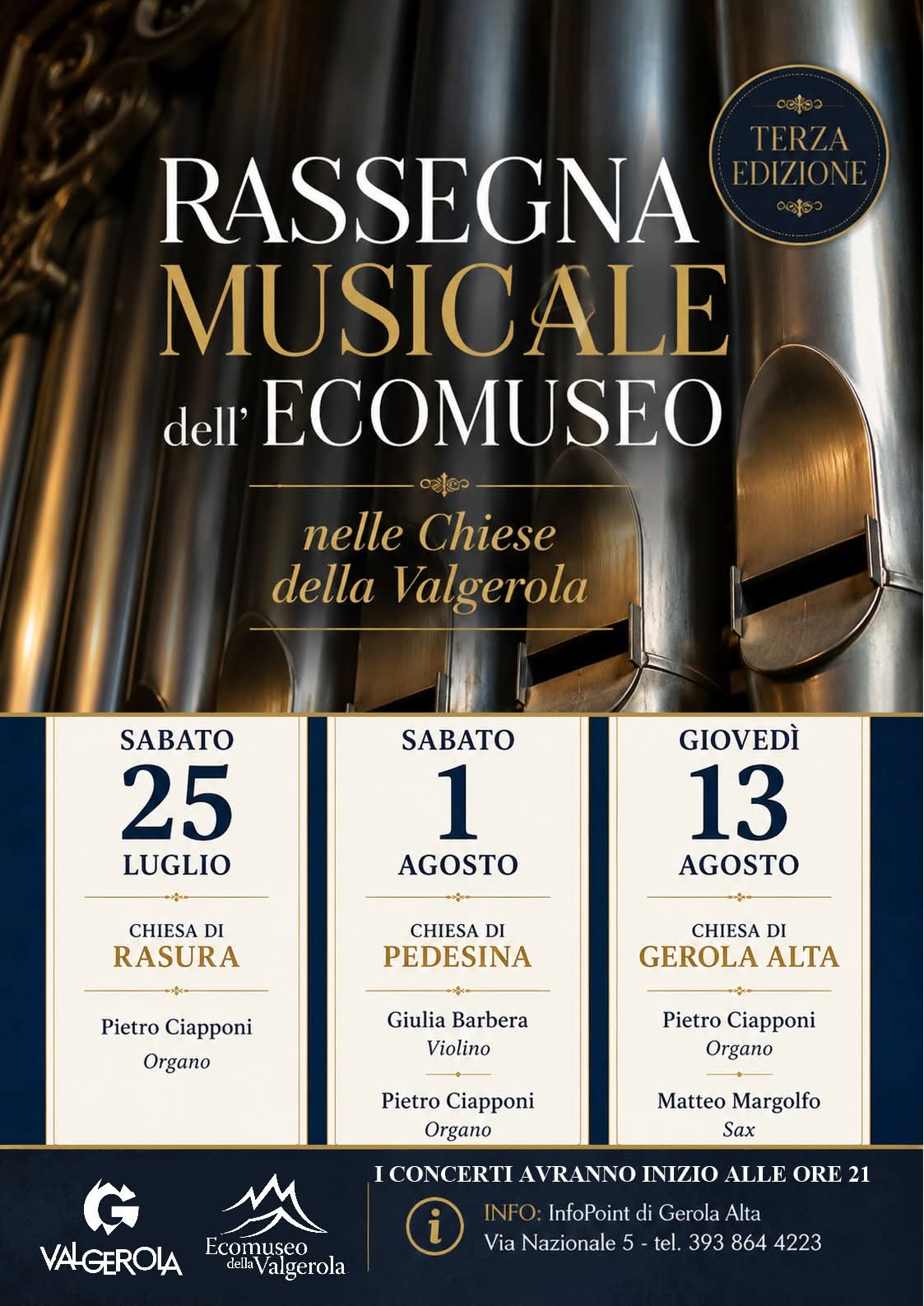 Concerto d'organo a Rasura