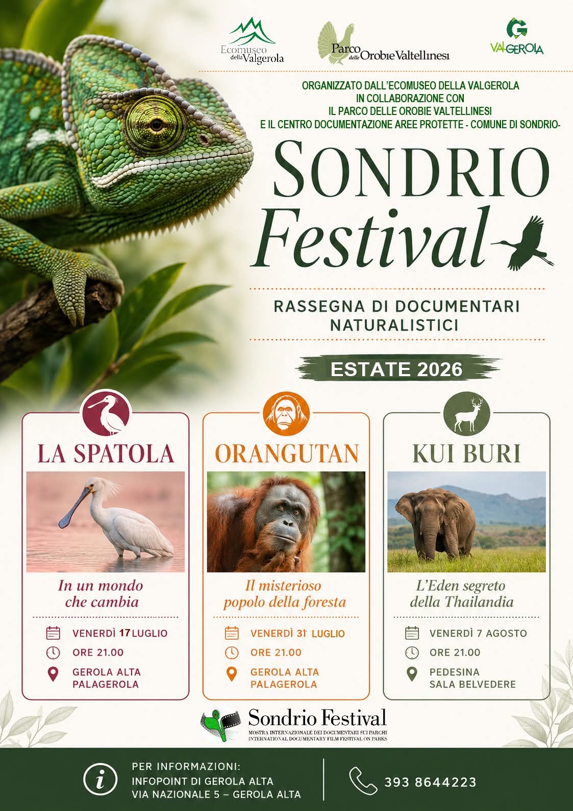 Rassegna di documentari naturalistici in Valgerola