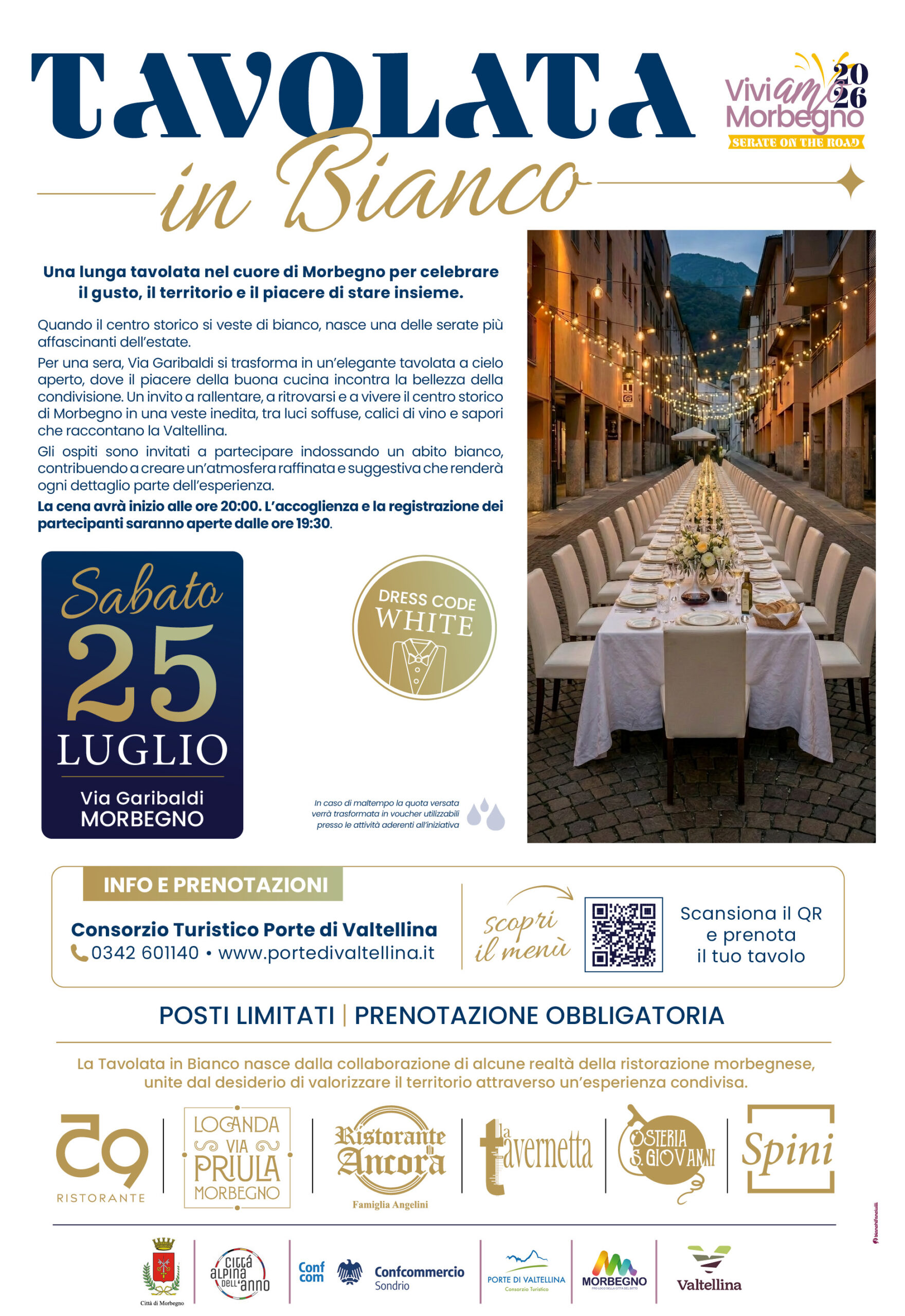 Tavolata in bianco