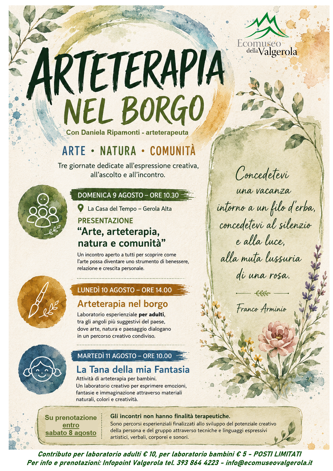 Arteterapia nel borgo - Gerola