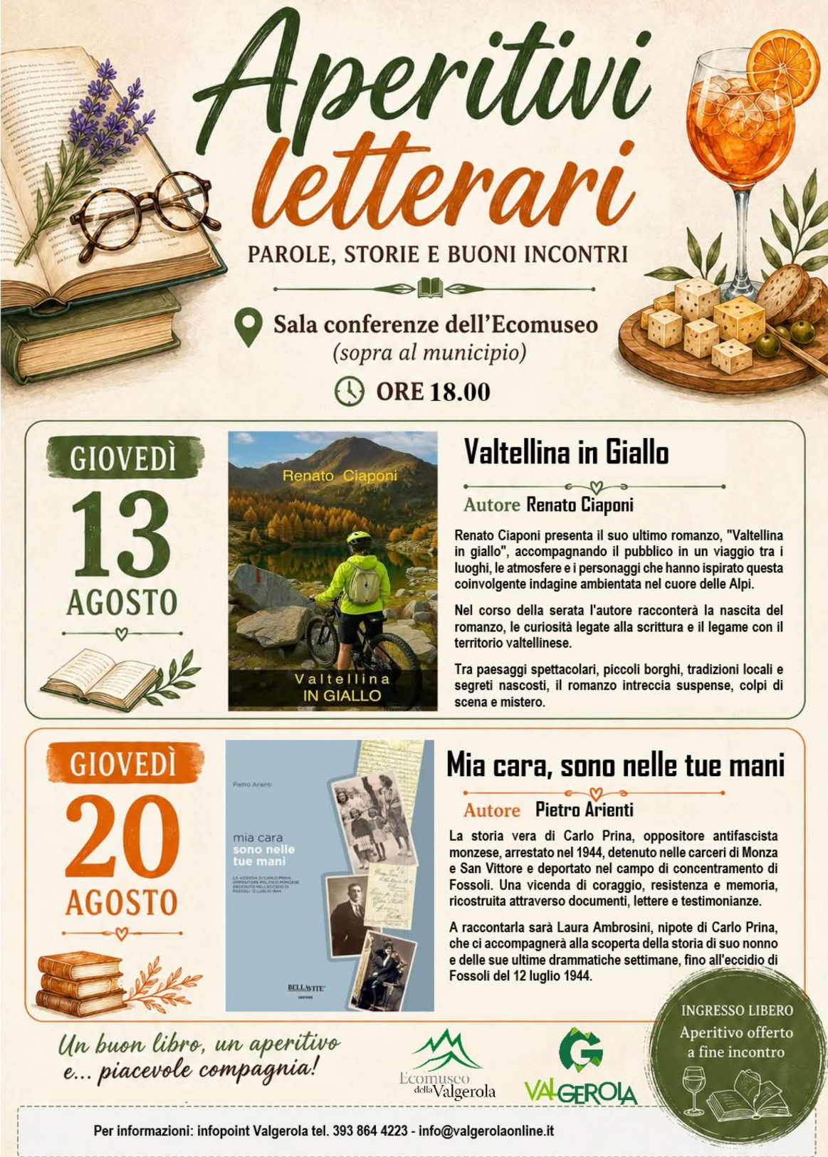 aperitivi letterari