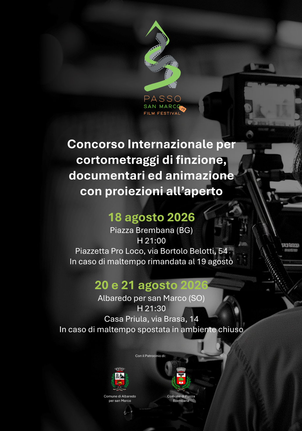 proiezioni film albaredo