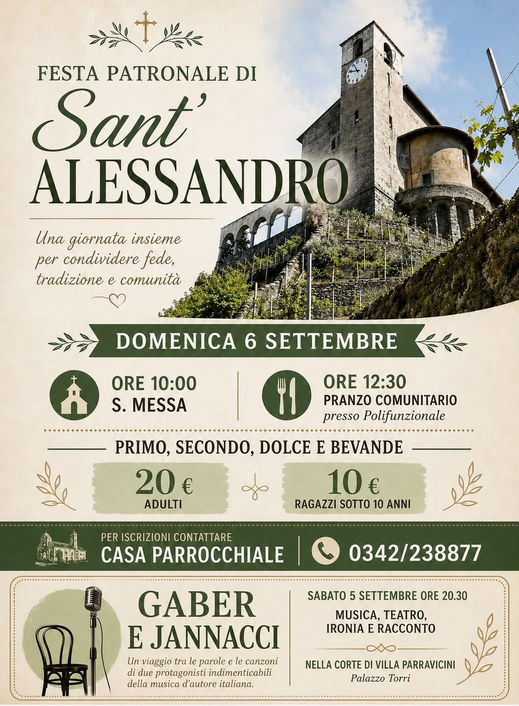 Festa patronale a Traona