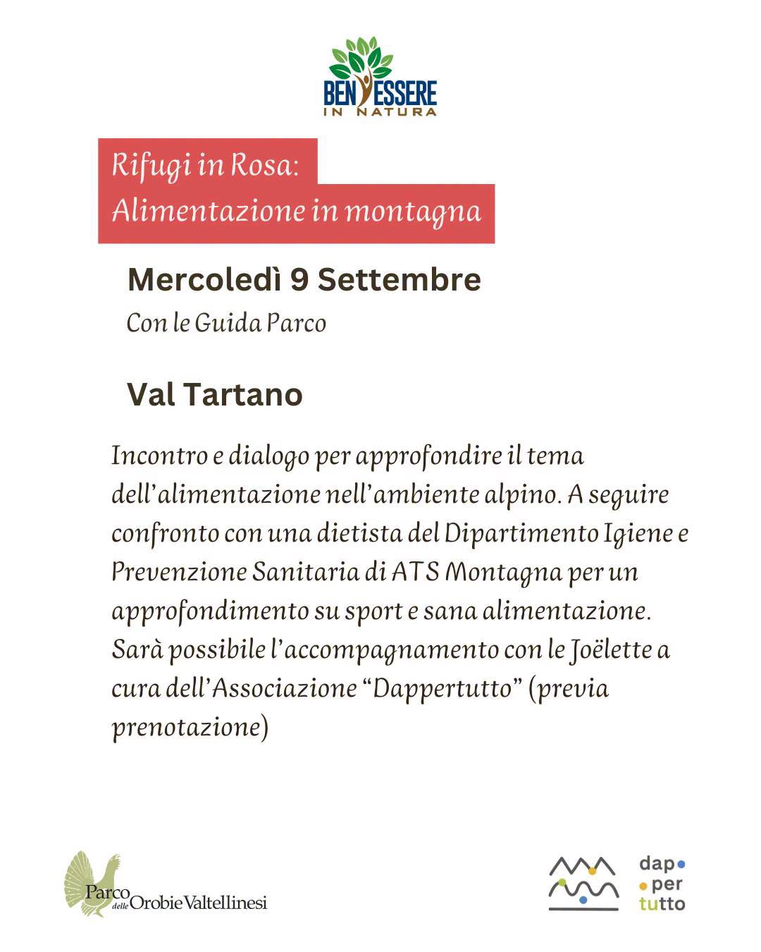 alimentazione e benessere in montagna