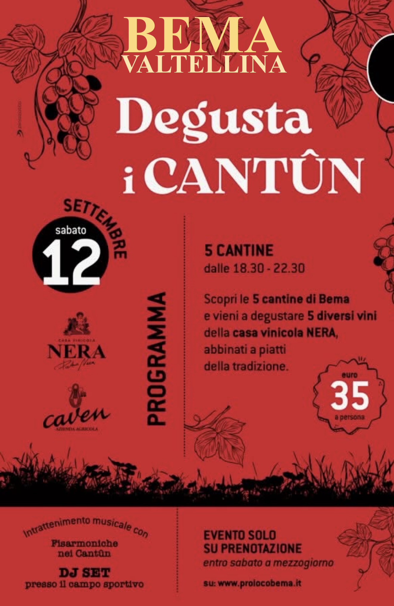 percorso enogastronomico tra le cantine del borgo