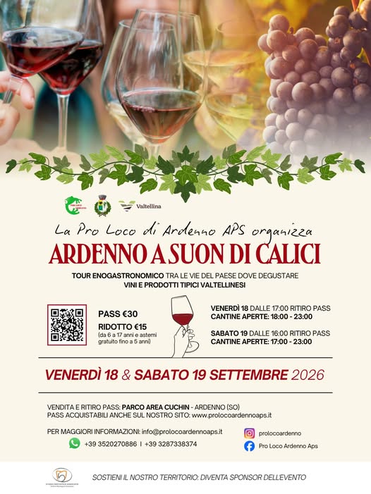 degustazione di vini ad Ardenno
