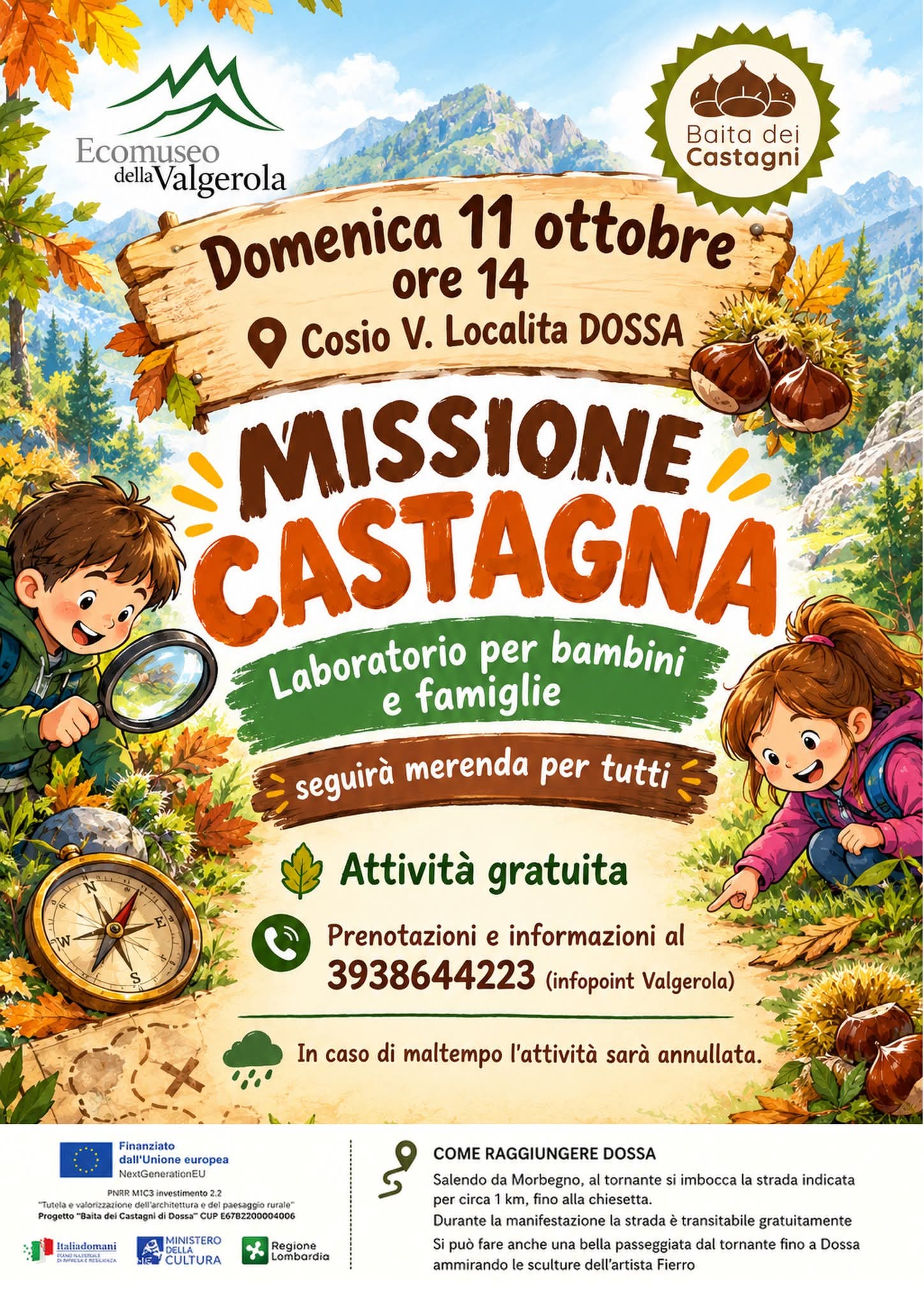 missione castagna cosio