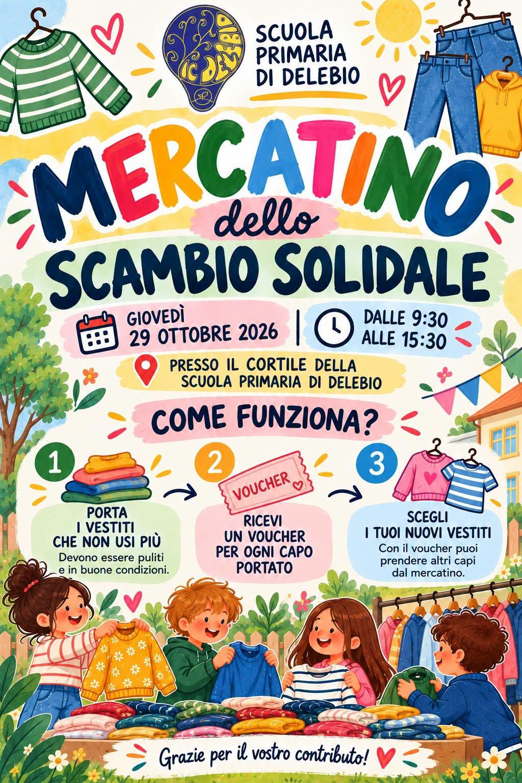 Mercatino di vestiti usati
