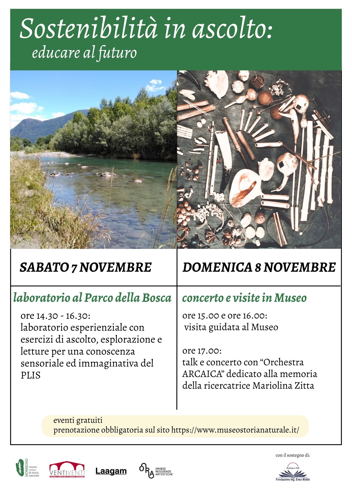 Laboratori esperienziali e visite al museo di storia naturale