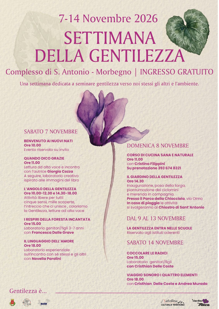 Una settimana dedicata a seminare gentilezza