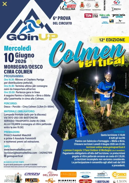 Gara vertical Desco - Cima Colmen