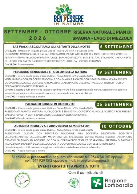 Pian di Spagna Benessere in natura 2026