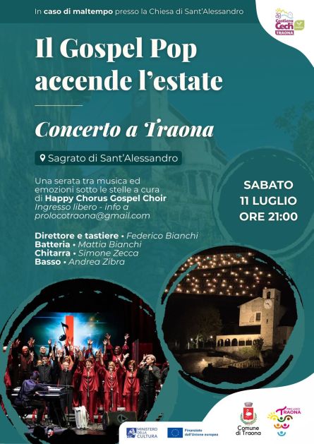Concerto gospel a Traona