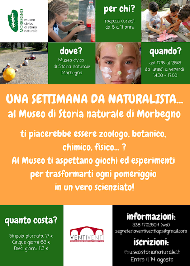 una settimana da naturalista