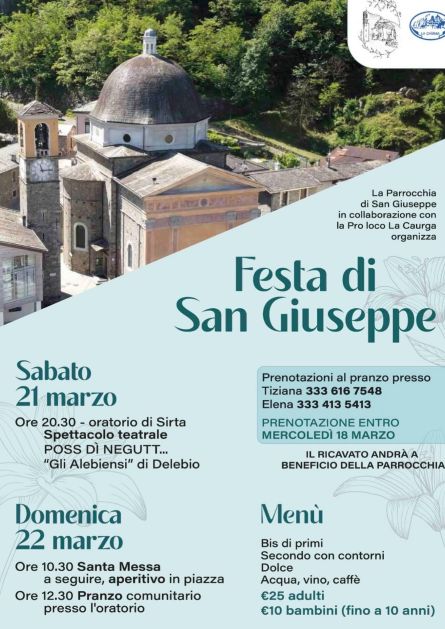 Festa di S. Giuseppe alla Sirta