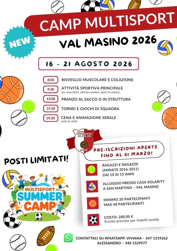 campo estivo Valmasino