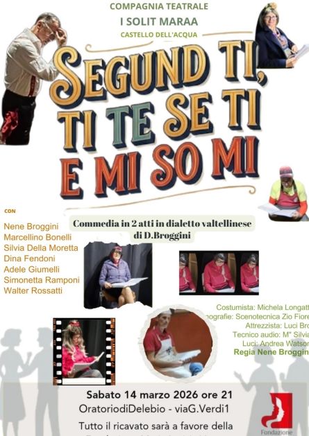 spettacolo teatrale a Delebio