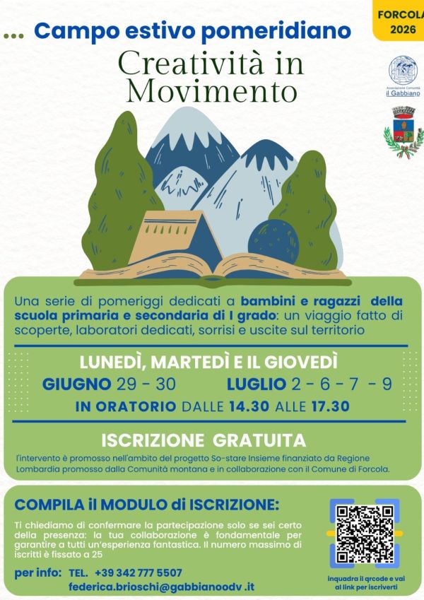Campo estivo Forcola