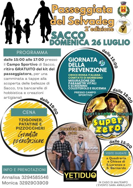passeggiata a sacco
