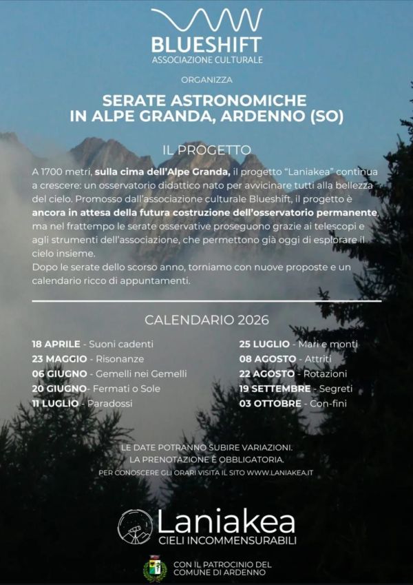 Serate astronomiche