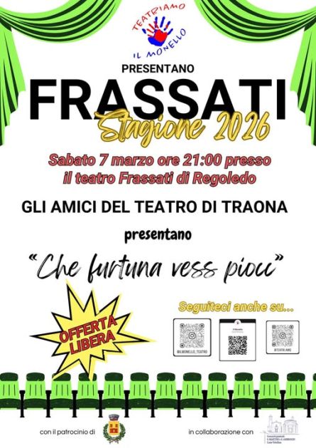 Spettacolo teatrale al teatro Frassati