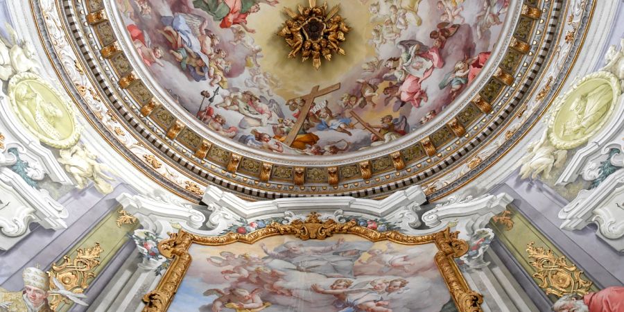 affreschi altare san giovanni morbegno