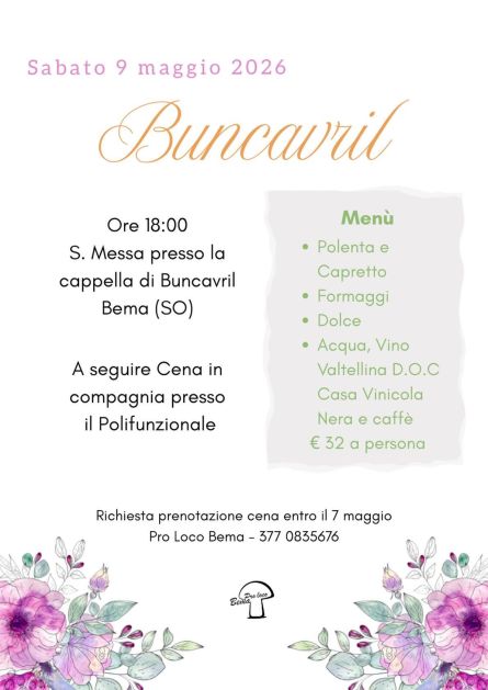 Festa del Bucavril a Bema