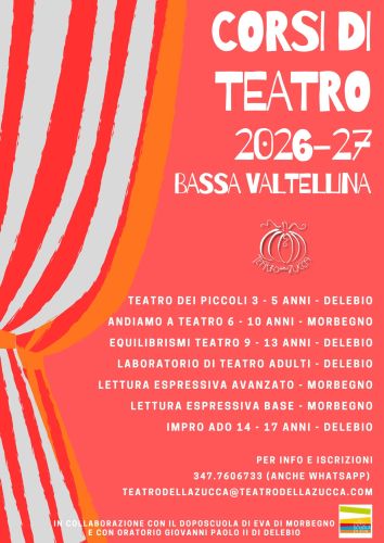 corsi teatro della Zucca