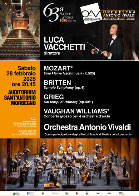 Concerto dell'Orchestra Vivaldi a Morbegno
